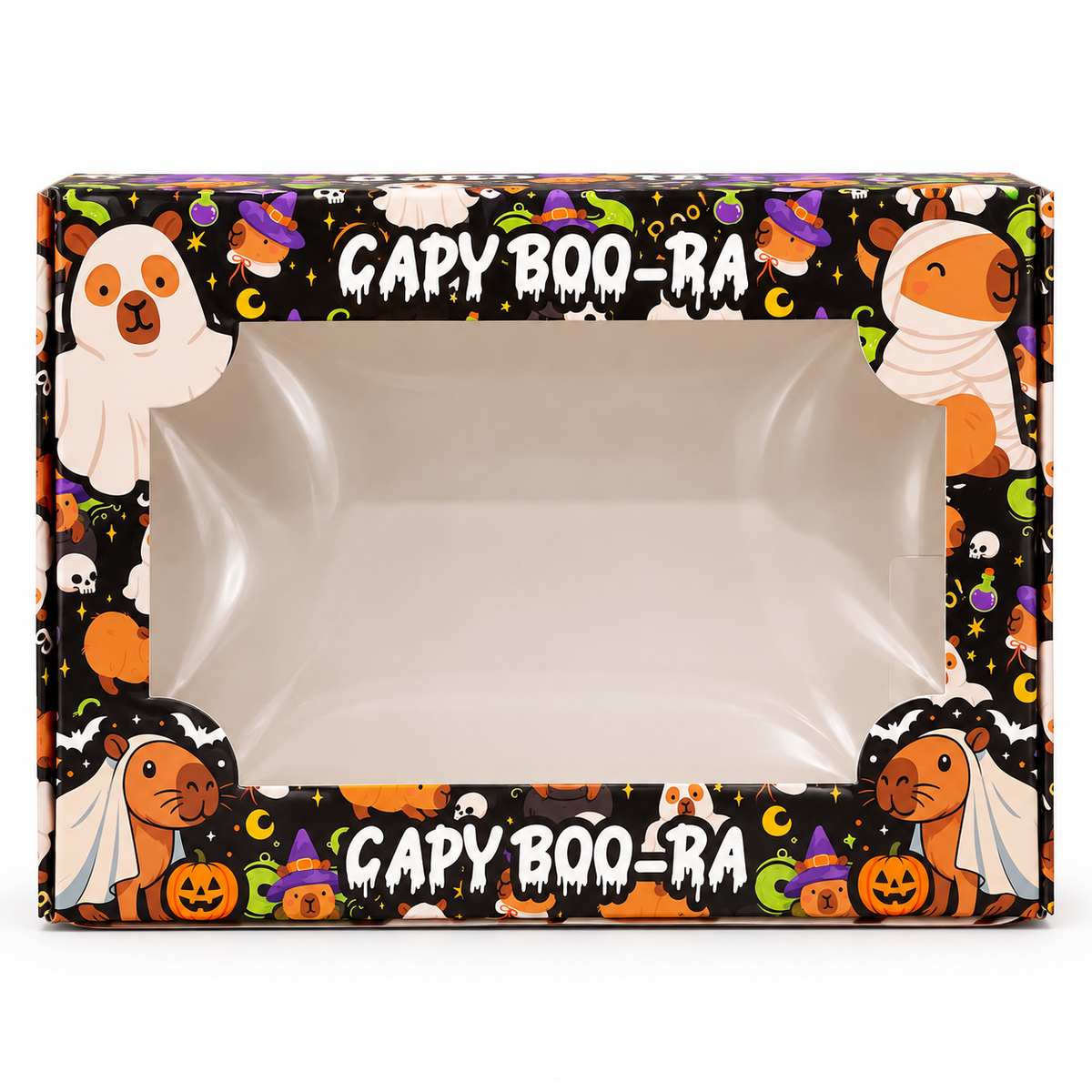 Caja Halloween Capy Boo-Ra con Ventana
