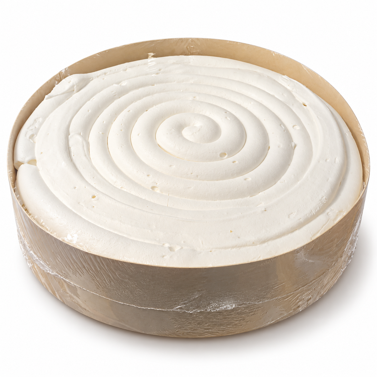 Discos de merengue Oberena N.º 28 en envase circular sobre fondo blanco