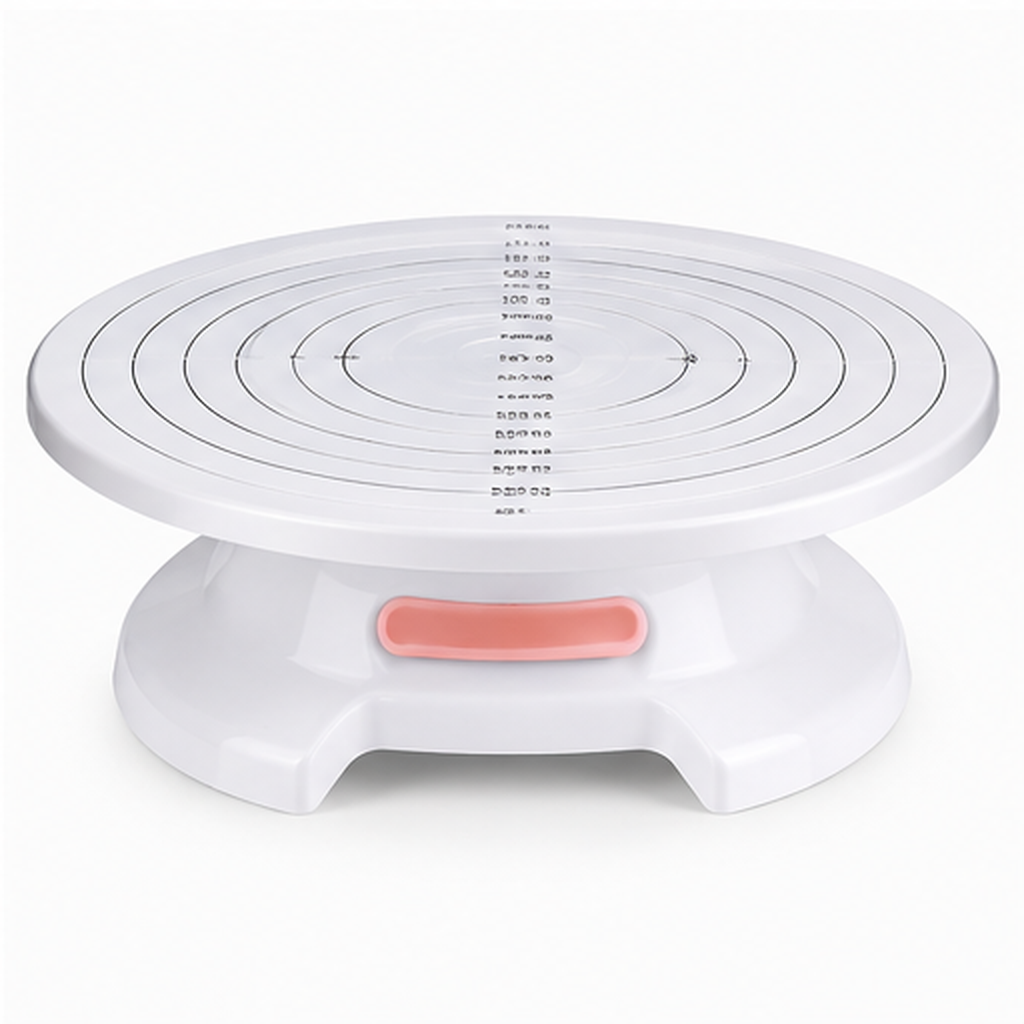 Base Giratoria para Decorar Tortas 30,3 cm, producto individual fondo blanco