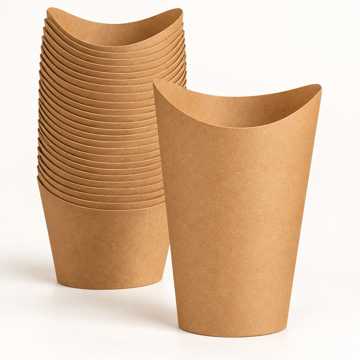 Conos kraft 32 oz pack 25 unidades