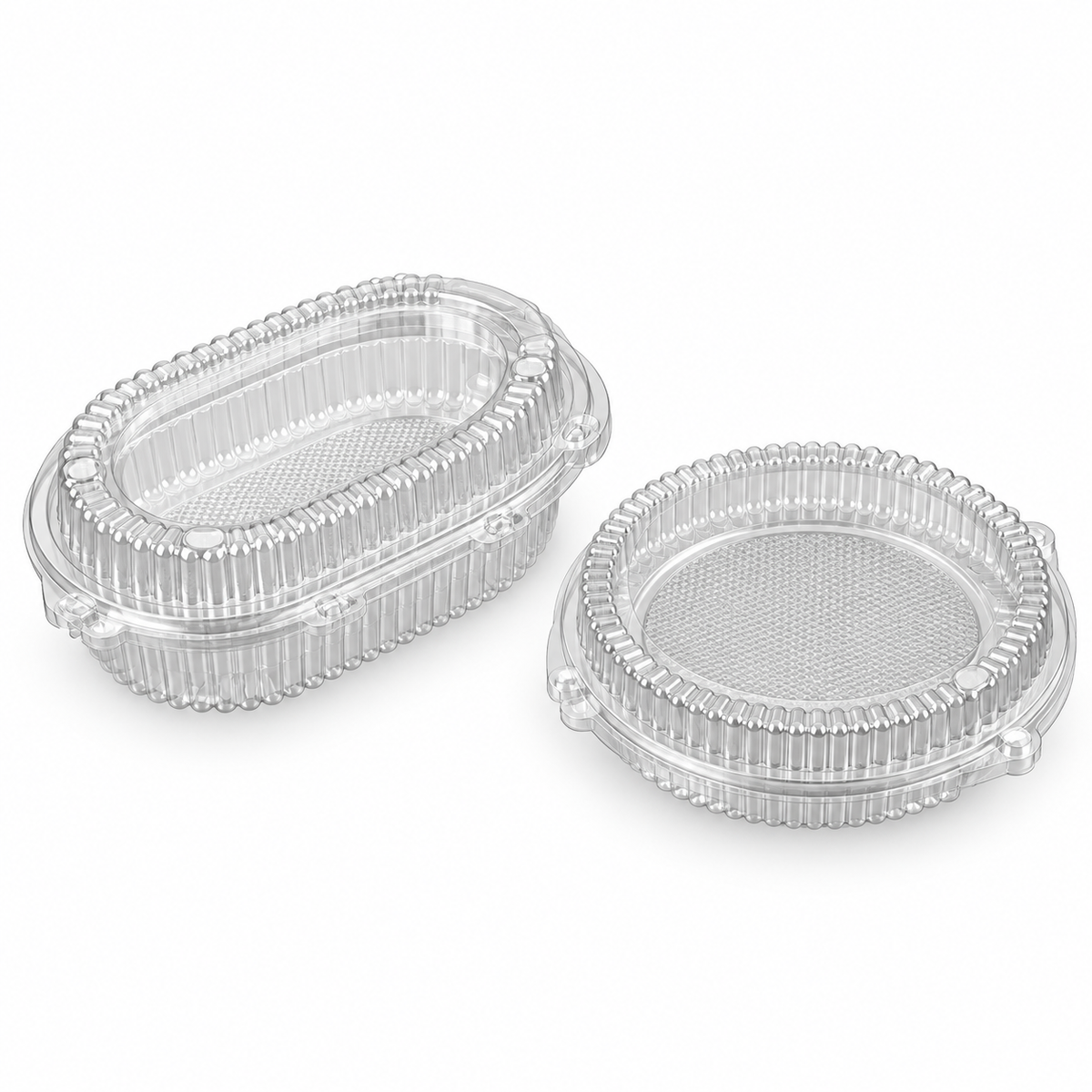 Envase PET transparente para tartaleta