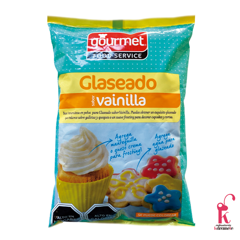 Glaseado sabor vainilla Gourmet 500 g