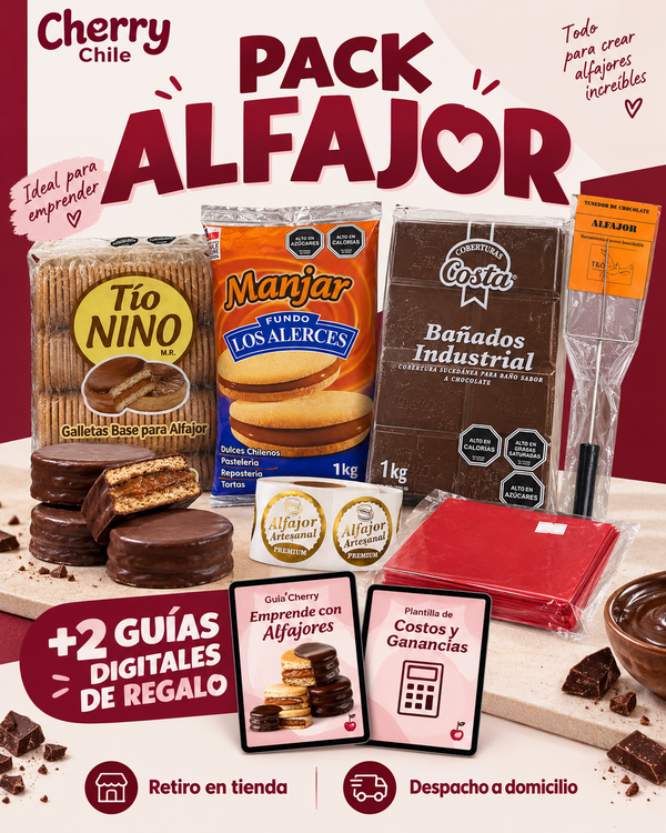 Pack Emprende Alfajores Cherry + Guía Digital de Regalo🎁