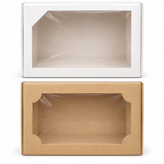 Caja para 12 Alfajores con Ventana