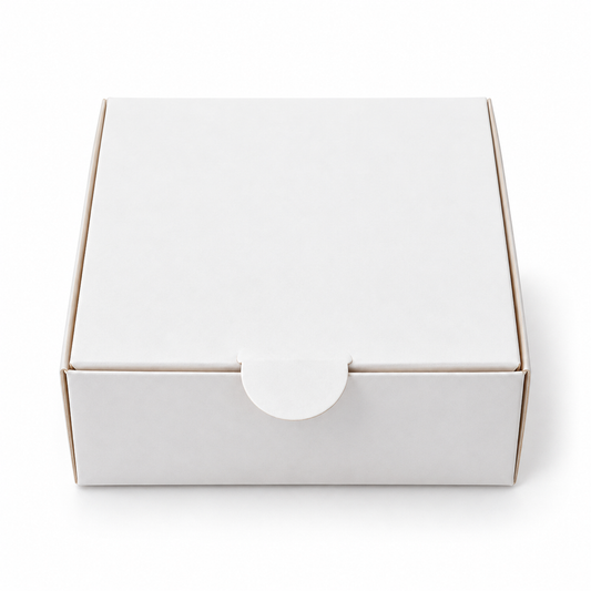 Caja Blanca sin Mica 13 × 13 × 6,5 cm