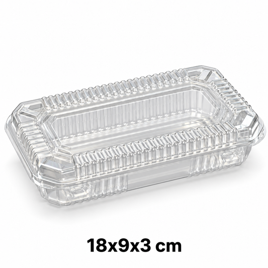 Envase PET 607 – 18 × 9 × 3 cm
