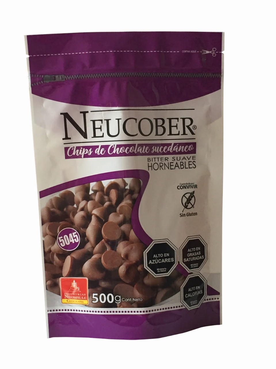 Neucober Chips de Chocolate Sucedáneo 5045 Horneables 500 g