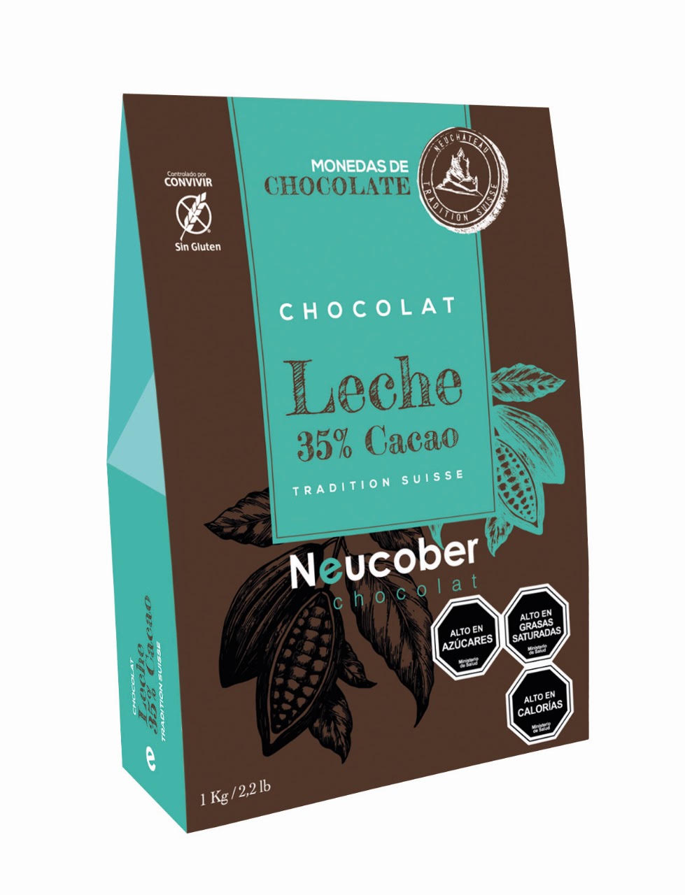 Neucober Chocolat Leche 35% Cacao 1 kg