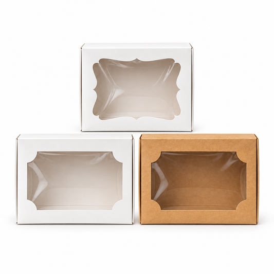 Caja para 6 Alfajores con Ventana