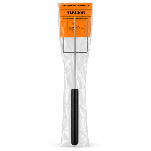 Tenedor para Bañar Alfajores en Chocolate – Acero Inoxidable