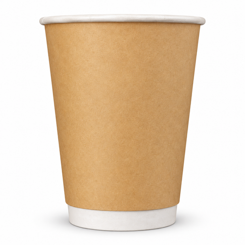 Vasos de Polipapel Kraft 12 oz – 25 Unidades