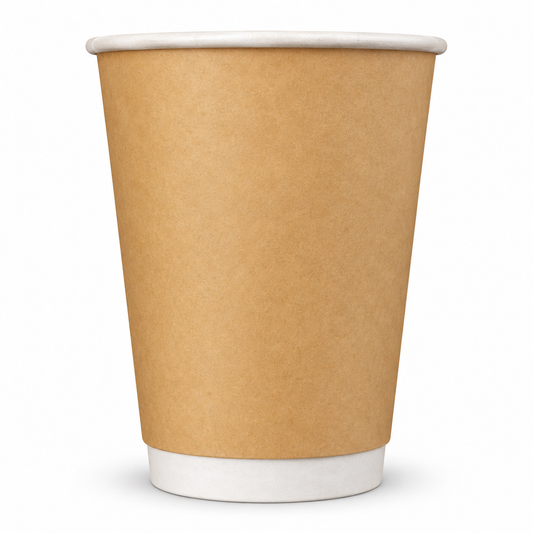 Vasos de Polipapel Kraft 12 oz – 25 Unidades