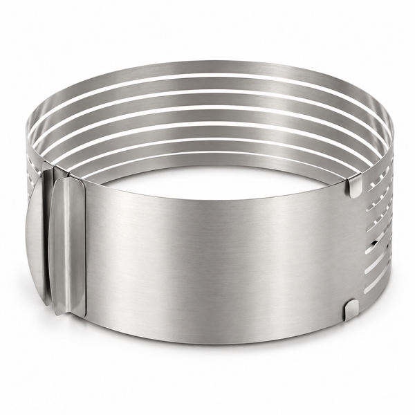 Aro cortador ajustable para tortas de 24 a 30 cm