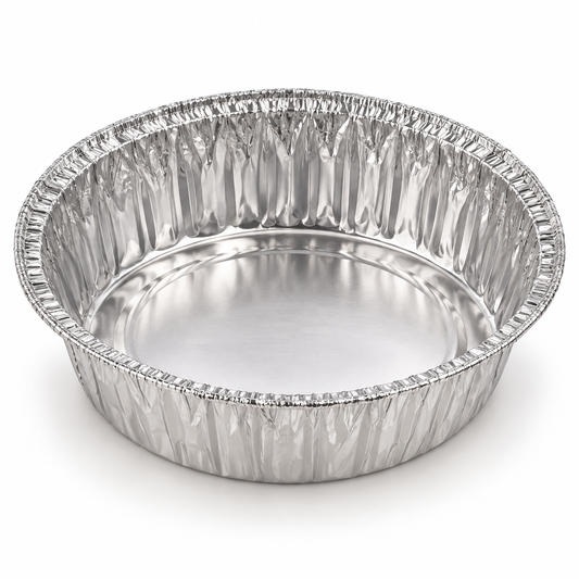 Bandeja de aluminio redonda 255 x 77 mm