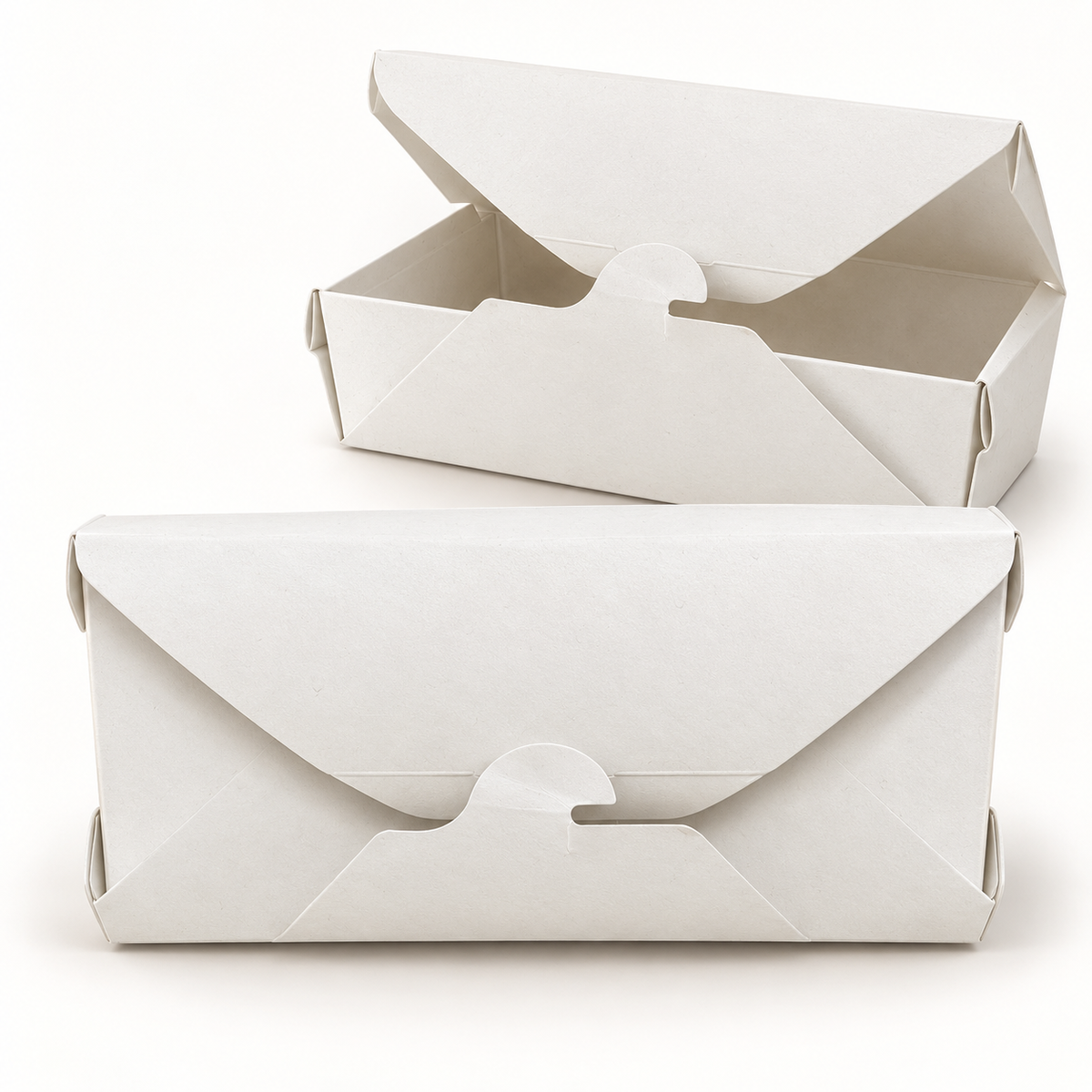Caja blanca para comida