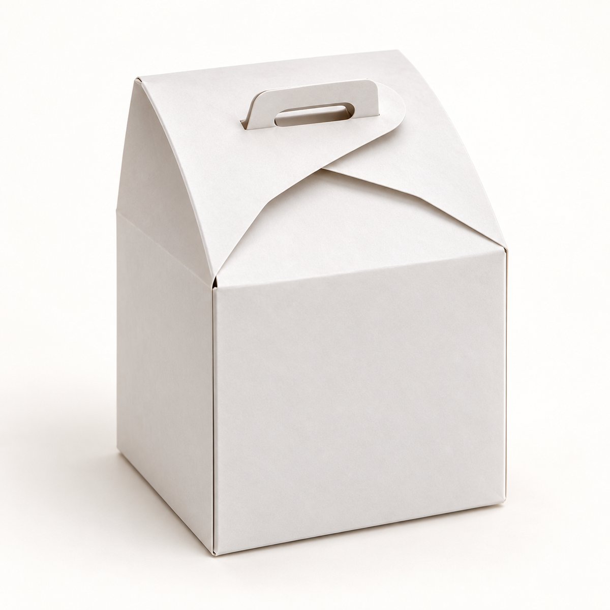 Caja blanca para mini torta