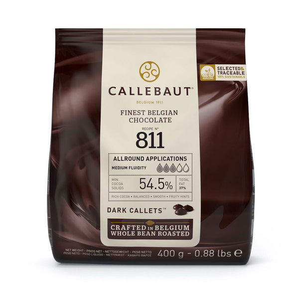 Chocolate bitter Callebaut 811 54,5% cacao 400 g