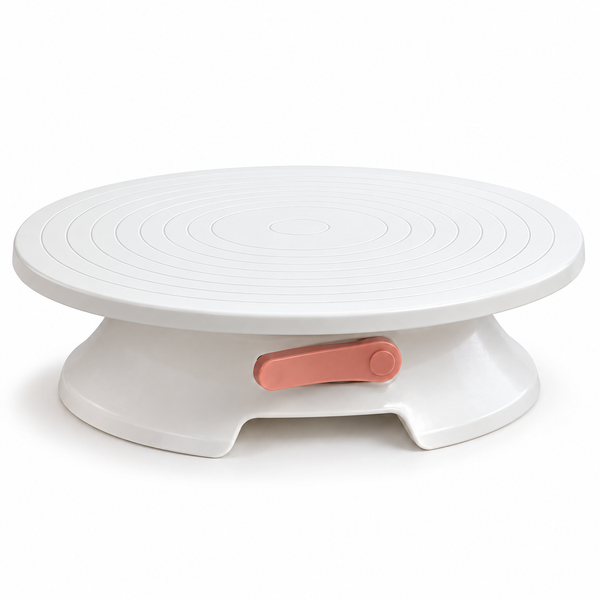 Base Giratoria para Tortas con Bloqueo 30,3 cm, vista de catálogo sobre fondo blanco