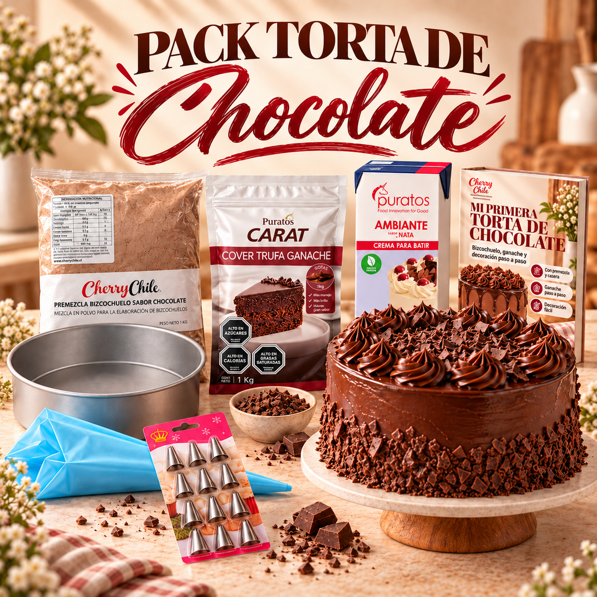 Pack Mi Primera Torta de Chocolate — Portada