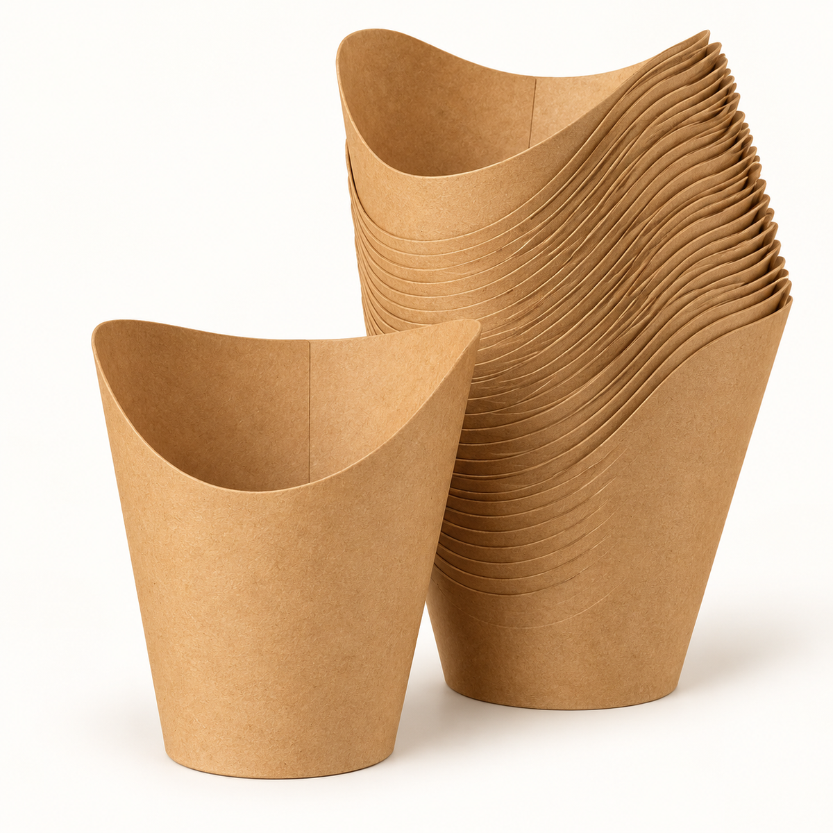 Conos kraft 12 oz pack 50 unidades