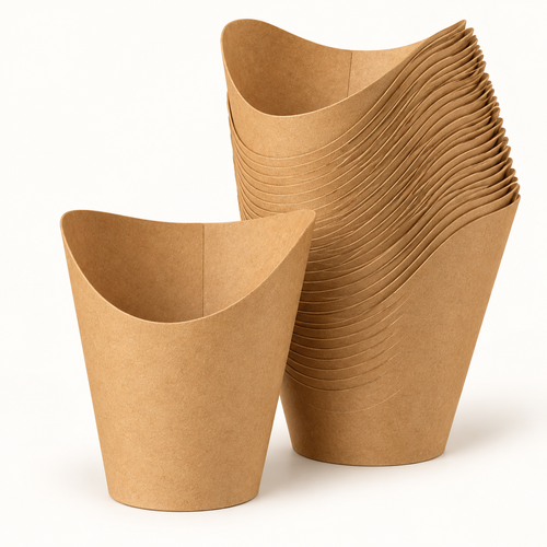 Conos kraft 12 oz pack 50 unidades