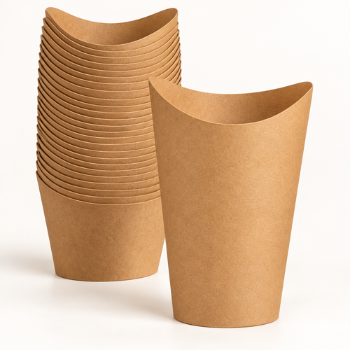 Conos kraft 32 oz pack 25 unidades