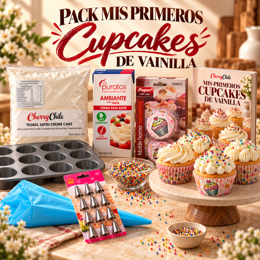 Pack Mis Primeros Cupcakes de Vainilla — Portada