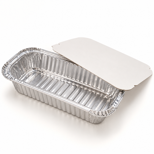 Envase de aluminio C-50 con tapa