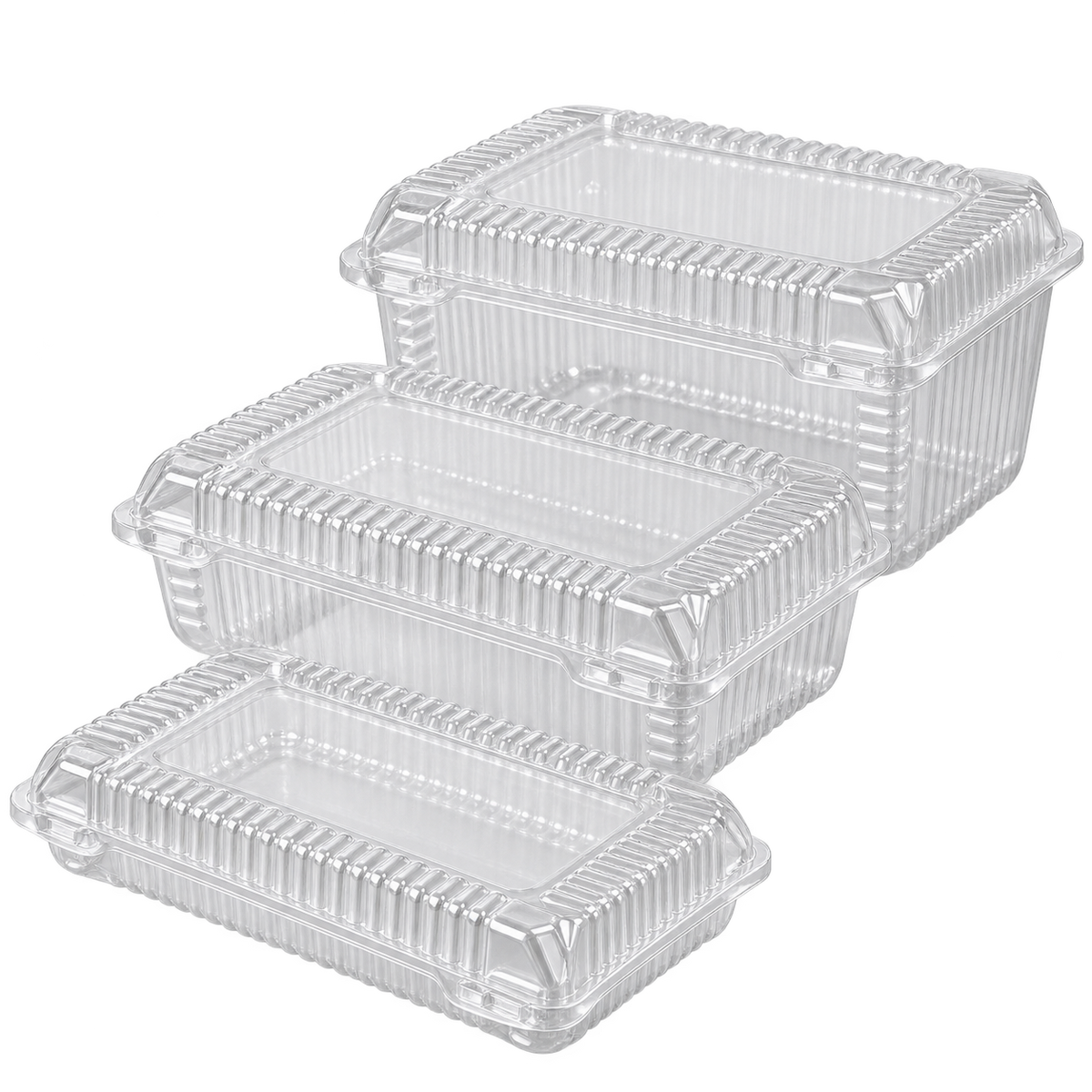 Envase PET transparente 136 de 20 x 17 x 4 cm