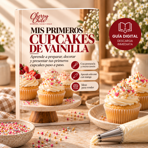 Guía Digital Mis Primeros Cupcakes de Vainilla