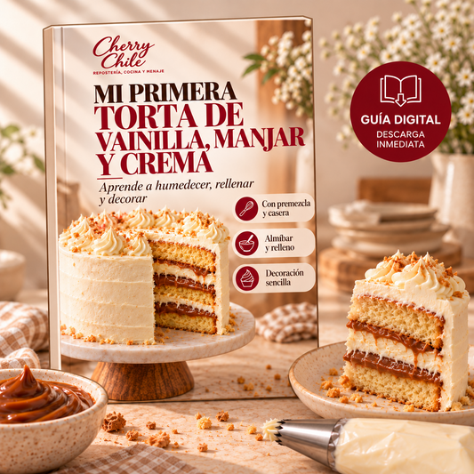 Guía Digital Mi Primera Torta de Vainilla, Manjar y Crema