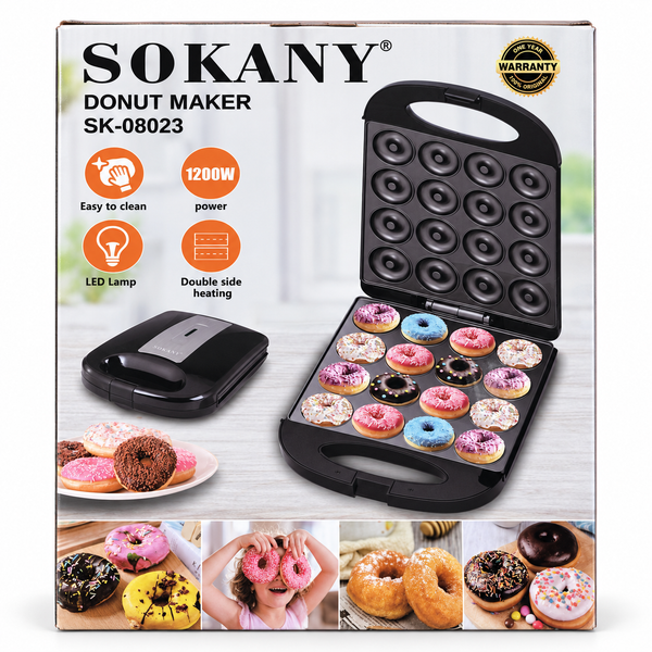 Máquina para 16 mini donas Sokany SK-08023 1200 W