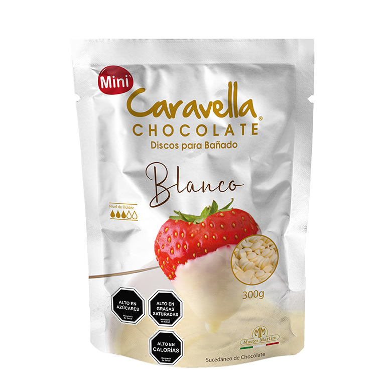 Chocolate blanco Mini Caravella para bañado 300 g