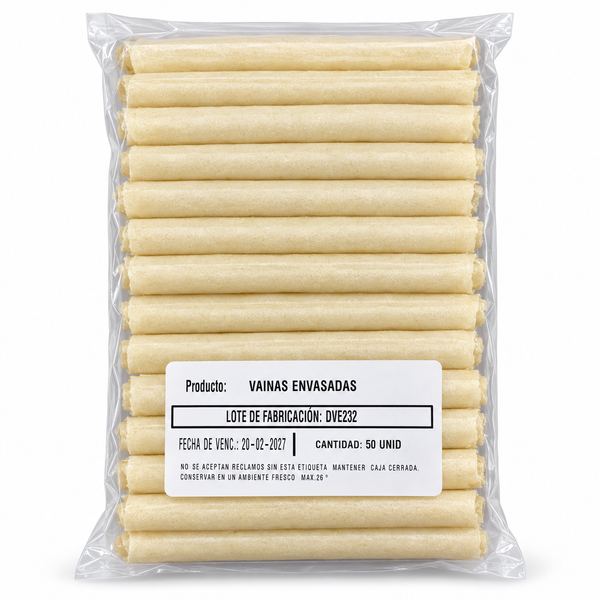 Vainas para cuchuflí 50 unidades