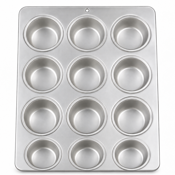 Molde Wilton para Muffins y Cupcakes – 12 Cavidades sobre fondo blanco