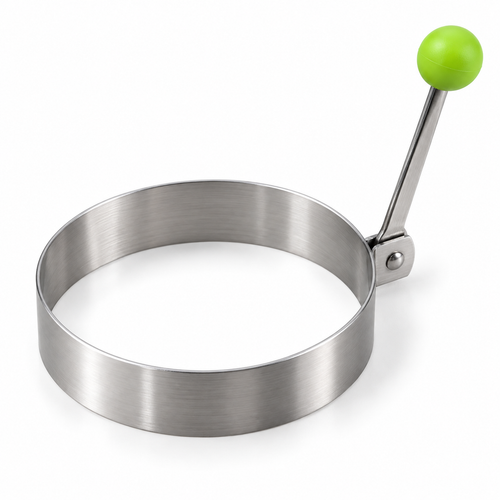 Molde redondo Yiding para huevos con mango verde