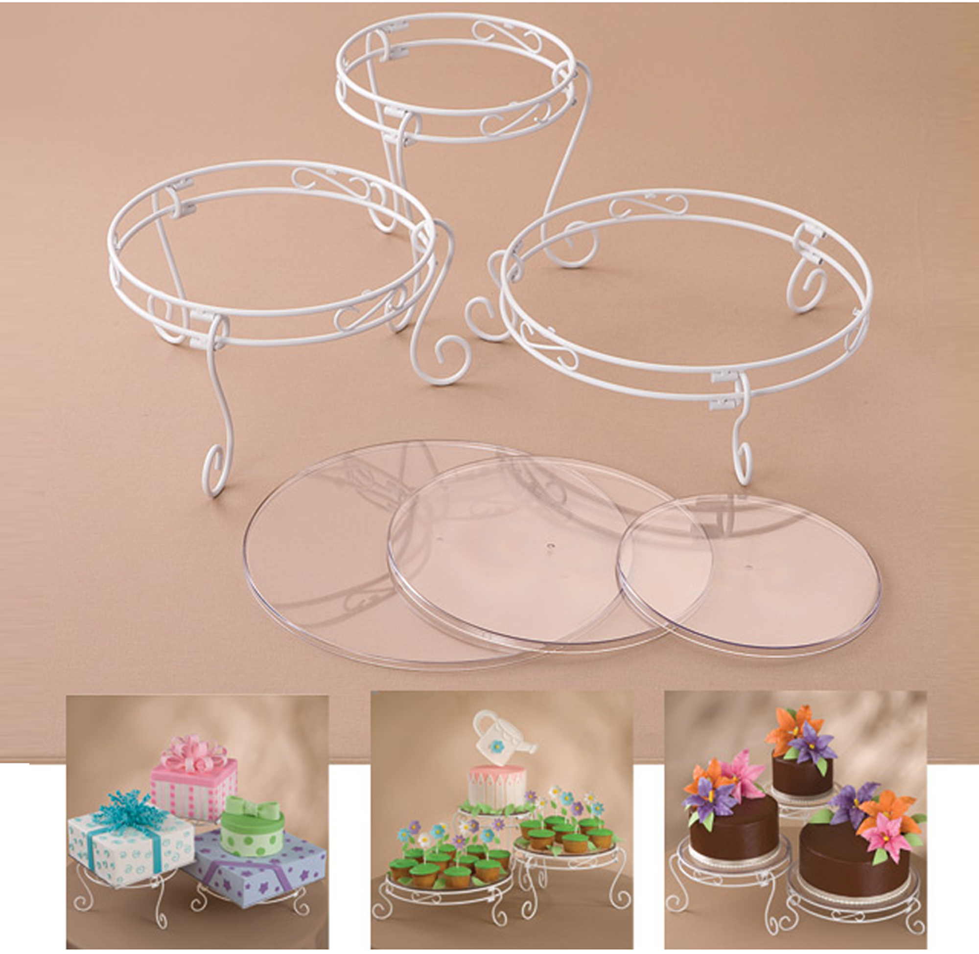 Base de Tortas 3 Placas - 