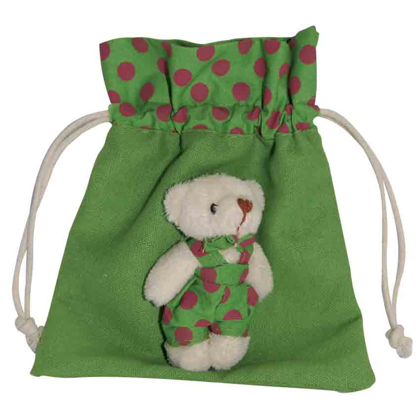Saco Navideño Verde 17cm